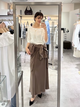 「アイテム（チョーカー）」を使った、まゆさん（レディース・171cm・20代）の夏コーディネート