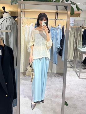 「RIVE DROITE（リヴドロワ）のアイテム」を使った、まゆさん（レディース・171cm）の冬コーディネート