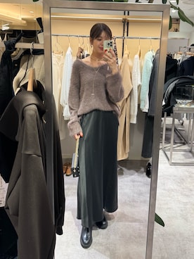 「アイテム（チョーカー）」を使った、まゆさん（レディース・171cm・20代）の冬コーディネート