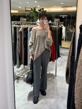 「アイテム（パンツ）」を使った、まゆさん（レディース・171cm・20代）の秋コーディネート