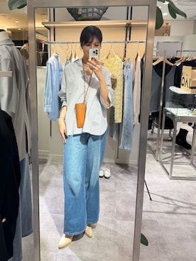 「RIVE DROITE（リヴドロワ）のアイテム」を使った、まゆさん（レディース・171cm）の冬コーディネート