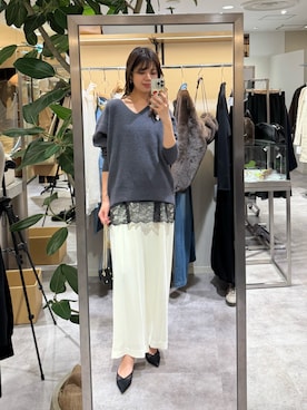 「アイテム（キャミソール）」を使った、まゆさん（レディース・171cm・20代）の秋コーディネート