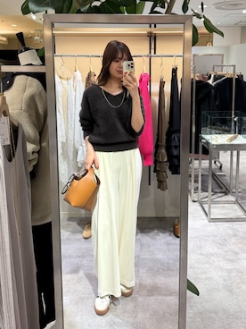 「アイテム（ハンドバッグ）」を使った、まゆさん（レディース・171cm・30代）の冬コーディネート