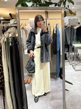 「アイテム（その他アウター）」を使った、まゆさん（レディース・171cm・20代）の秋コーディネート