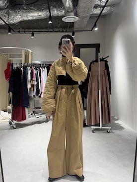 「アイテム（その他アウター）」を使った、Ayaさん（レディース・165cm）の秋コーディネート