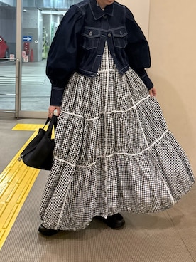 「PERNA（ペルナ）のアイテム」を使った、Ayaさん（レディース・165cm）の春コーディネート