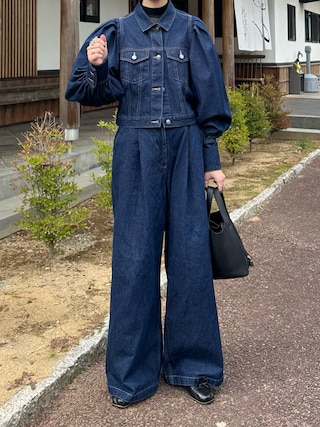 PERNA（ペルナ）パフスリーブデニムジャケット