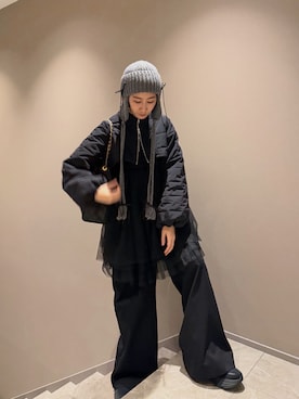 「アイテム（その他アウター）」を使った、Ayaさん（レディース・165cm）の秋コーディネート