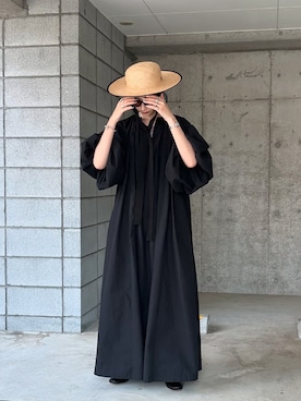 「アイテム（ワンピース）」を使った、Ayaさん（レディース・165cm）の夏コーディネート