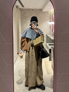 「アイテム（ワンピース/ドレス）」を使った、Ayaさん（レディース・165cm）の冬コーディネート