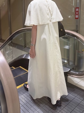 「アイテム（ワンピース）」を使った、Ayaさん（レディース・165cm）の夏コーディネート