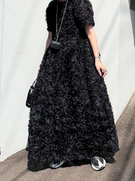 「アイテム（ワンピース）」を使った、Ayaさん（レディース・165cm）の夏コーディネート