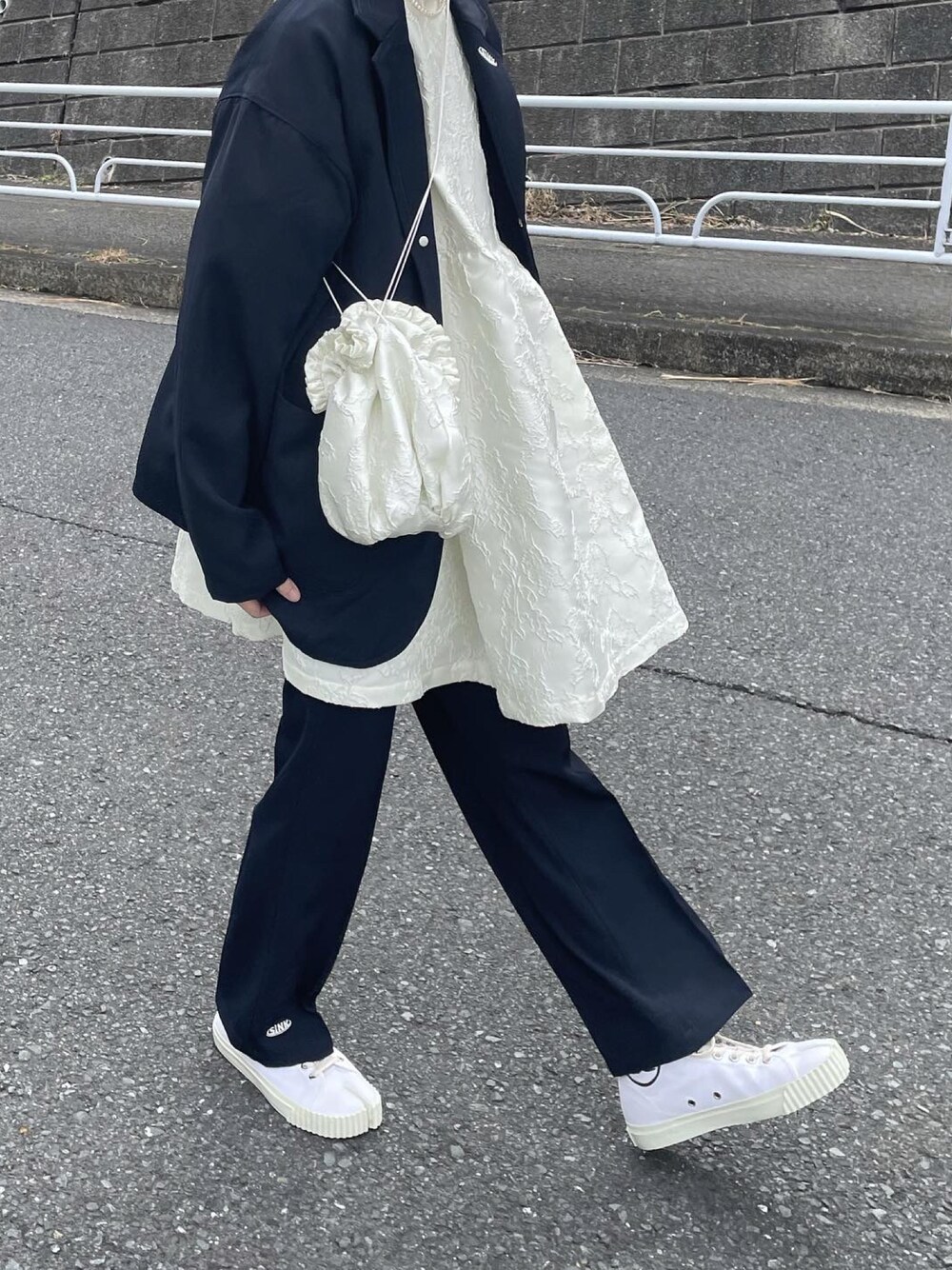 perna ペルナ ジャガードボリューム チュニック&パンツ セットアップ