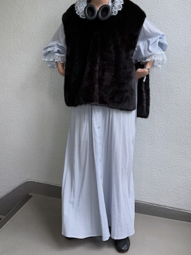「アイテム（シャツワンピース）」を使った、Ayaさん（レディース・165cm）の秋コーディネート