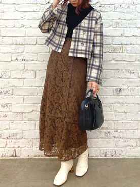 madomadoさん（レディース・161cm）の秋コーディネート