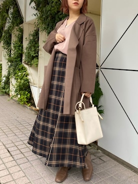 madomadoさん（レディース・161cm）の秋コーディネート