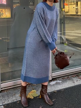 madomadoさん（レディース・161cm）の冬コーディネート