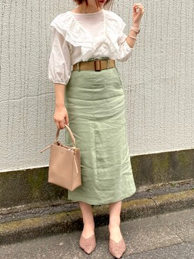 madomadoさん（レディース・161cm）の夏コーディネート