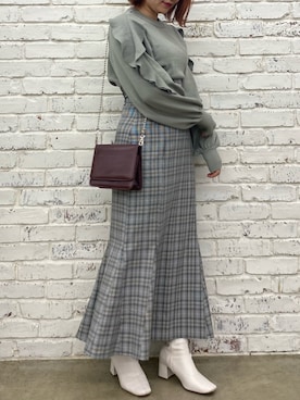 madomadoさん（レディース・161cm）の秋コーディネート