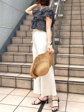 madomadoさん（レディース・161cm）の夏コーディネート