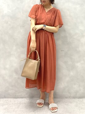 madomadoさん（レディース・161cm）の夏コーディネート