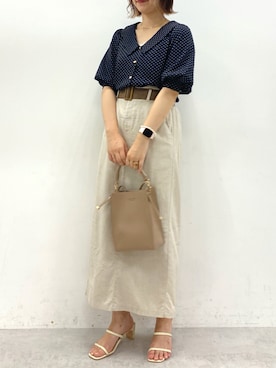 madomadoさん（レディース・161cm）の夏コーディネート