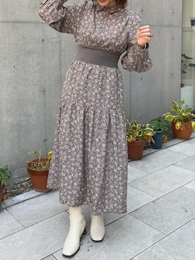 madomadoさん（レディース・161cm）の秋コーディネート