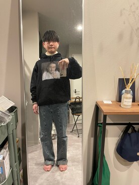 「MIXSEVEN（ミックスセブン）のアイテム」を使った、世界は透明さん（メンズ・165cm）の春コーディネート