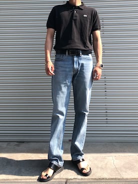 「BOY LONDON（ボーイロンドン）のアイテム」を使った、Bさん（メンズ・178cm）の夏コーディネート