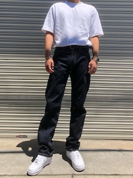 白tシャツ のメンズ人気ファッションコーディネート 地域 韓国 Wear