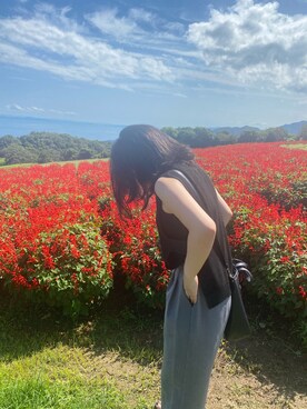 「CLEA（クレア）のアイテム（キャミソール）」を使った、mayさん（レディース・155cm）の秋コーディネート