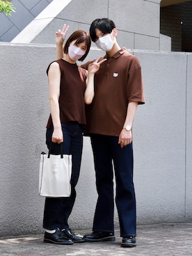 「フレアデニム」｜ひっちさん（メンズ・172cm）の夏コーディネート