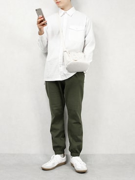 「UNIQLO（ユニクロ）の50色ソックス（消臭機能付き）（ソックス/靴下）」を使った、ひっちさん（メンズ・172cm）の春コーディネート