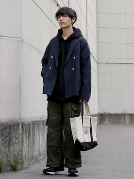 「m47」｜「アイテム（ジャケット/アウター）」を使った、ひっちさん（メンズ・172cm）の秋コーディネート