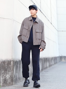 ひっちさん（骨格ストレート・メンズ・171cm）の冬コーディネート