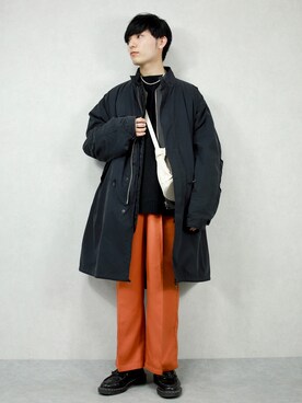 「Dr. Martens（ドクターマーチン）の【別注】 ＜Dr.Martens＞ ADRIAN/シューズ（ローファー）」を使った、HICCHIさん（メンズ・172cm）の春コーディネート