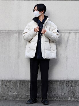 「Dr. Martens（ドクターマーチン）の【別注】 ＜Dr.Martens＞ ADRIAN/シューズ（ローファー）」を使った、HICCHIさん（メンズ・170cm）の秋コーディネート