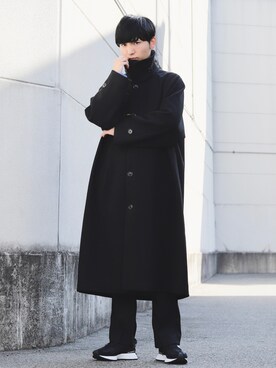 「NEW BALANCE（ニューバランス）のMS327（スニーカー）」を使った、HICCHIさん（メンズ・170cm）の秋コーディネート