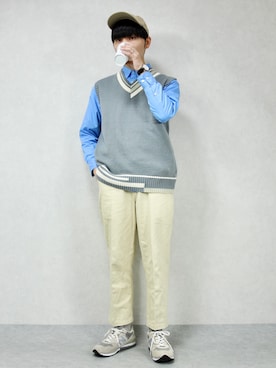 ひっちさん（メンズ・172cm）の春コーディネート