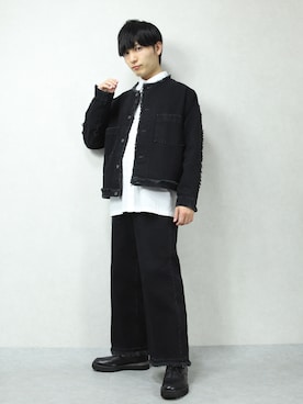 「EDWIN（エドウィン）のアイテム（デニムジャケット）」を使った、ひっちさん（メンズ・172cm）の春コーディネート