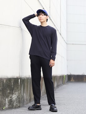 「アイテム（キャップ）」を使った、ひっちさん（メンズ・171cm）の夏コーディネート