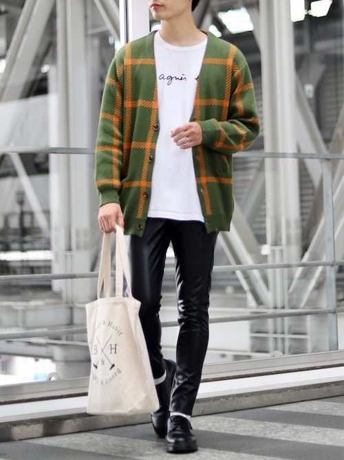 Julius シンセティックレザーパンツ ハイパーストレッチスキニー】シンセティックレザーパンツ