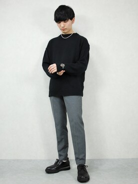 「UNIQLO（ユニクロ）の50色ソックス（消臭機能付き）（ソックス/靴下）」を使った、ひっちさん（メンズ・172cm）の春コーディネート