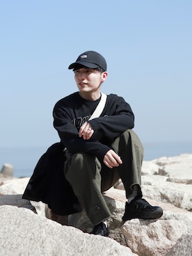 「UNIQLO（ユニクロ）の50色ソックス（消臭機能付き）（ソックス/靴下）」を使った、ひっちさん（メンズ・170cm）の春コーディネート