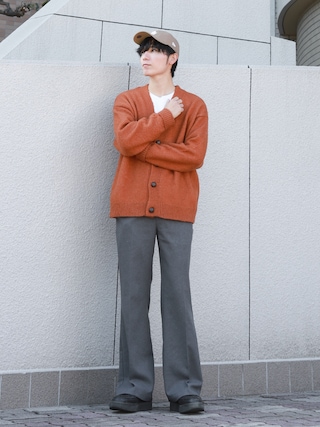 「NEW ERA（ニューエラ）の【NEW ERA】9TWENTY MLB BASEBALL CAP /【ニューエラ】920 ナイントゥエンティ メジャーリーグ ベースボール キャップ（キャップ）」を使った、ひっちさん（メンズ・171cm）の冬コーディネート