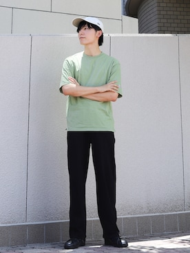 「アイテム（トップス）」を使った、ひっちさん（メンズ・171cm）の夏コーディネート