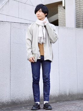 「A.P.C.」｜「アイテム（その他）」を使った、ひっちさん（メンズ・172cm）の秋コーディネート