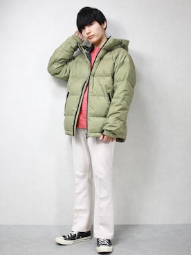 「Lui's（ルイス）のアイテム（スウェット）」を使った、ひっちさん（メンズ・172cm）の冬コーディネート