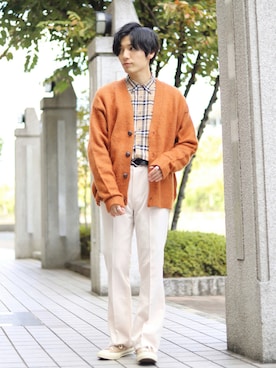 「UNION STATION（ユニオンステーション）のアイテム」を使った、ひっちさん（メンズ・172cm）の秋コーディネート