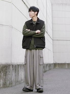 「新星WEARISTAにエントリー」｜ひっちさん（メンズ・172cm）の冬コーディネート